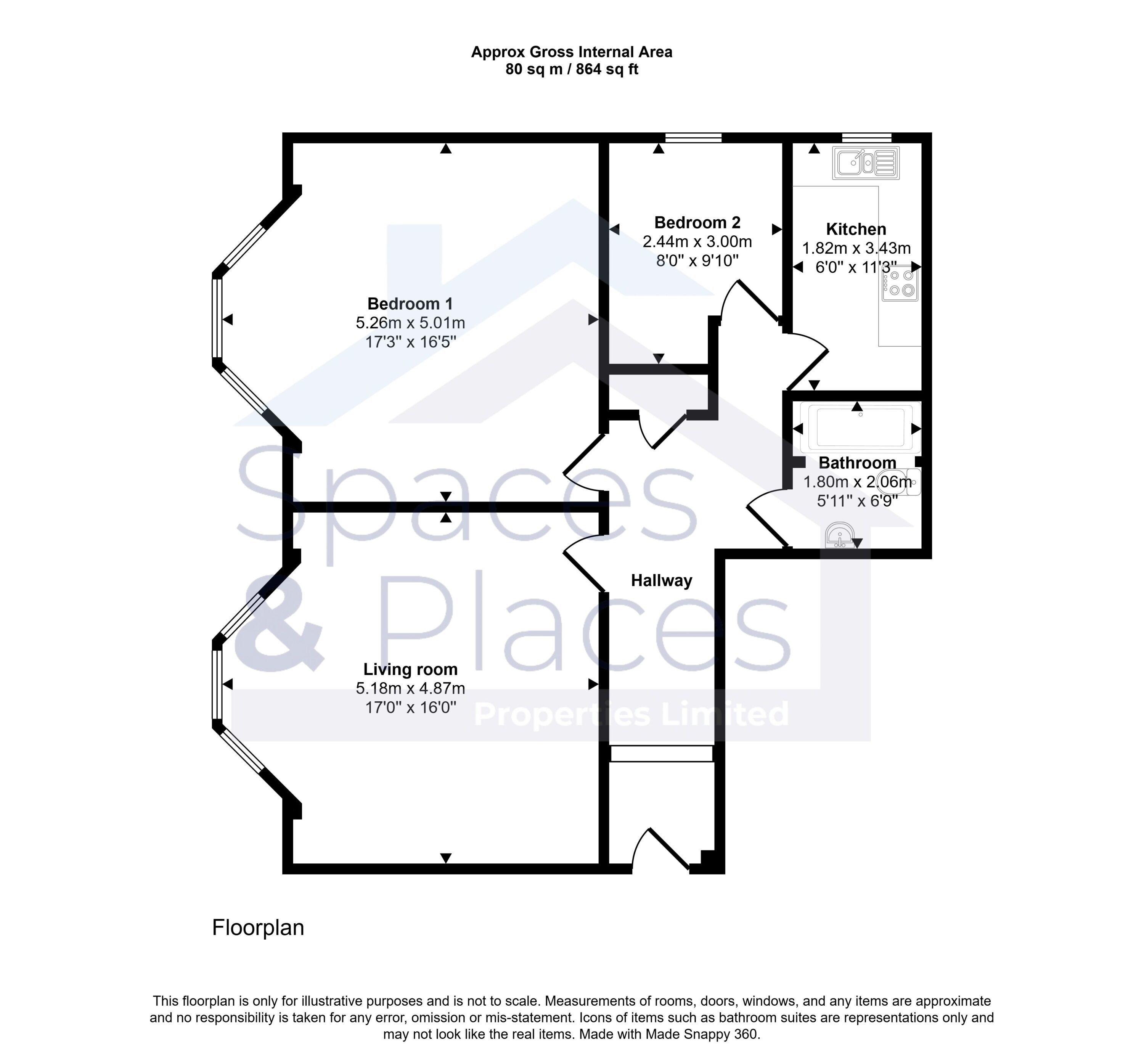 2 Bedroom Flat, Beaconsfield Road